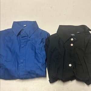 Kids' Button-Down Shirt - Blue or Black